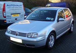 Volkswagen Golf following valeting