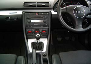 Audi interior following valeting